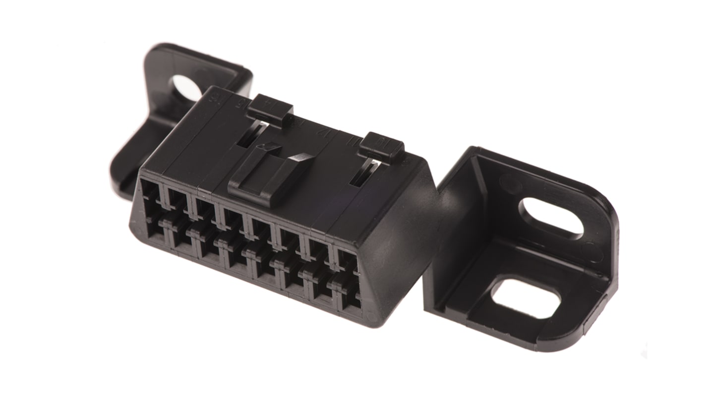 Conector de automoción Delphi Metri-Pack OBD II Hembra de 16 vías en 2 filas, 14A, terminación: Crimpado