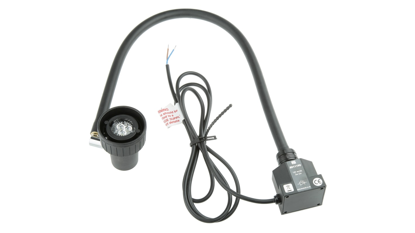Serious LED Machine Light, 12 V dc, 12 V dc, 12 V dc, IP20, 700mm Arm Length