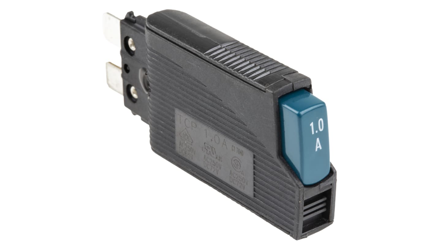 Phoenix Contact 1A 1P热断路器, 250V 交流, 基座元件, TCP 1A系列