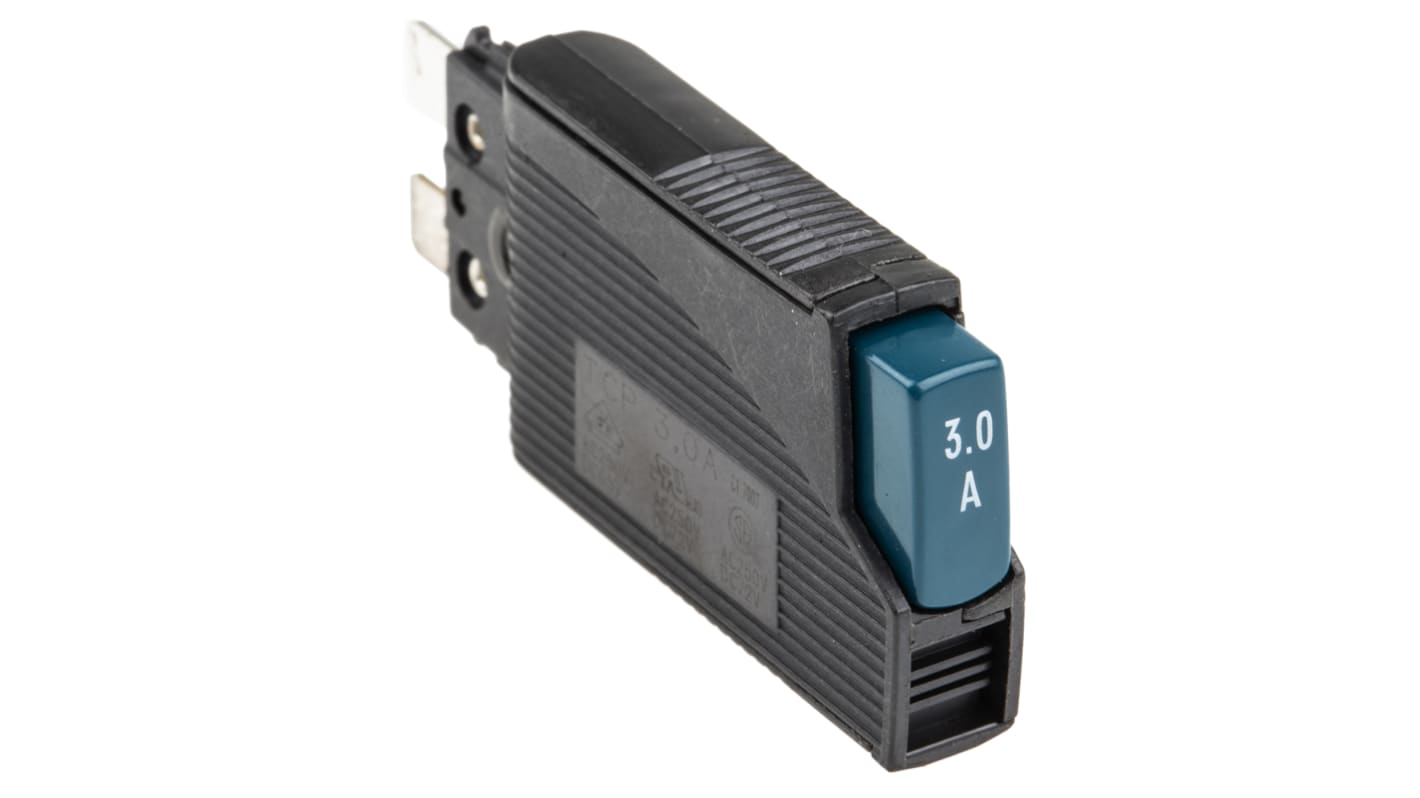 Phoenix Contact 3A 1P热断路器, 65 V dc, 250V 交流, TCP 3A系列