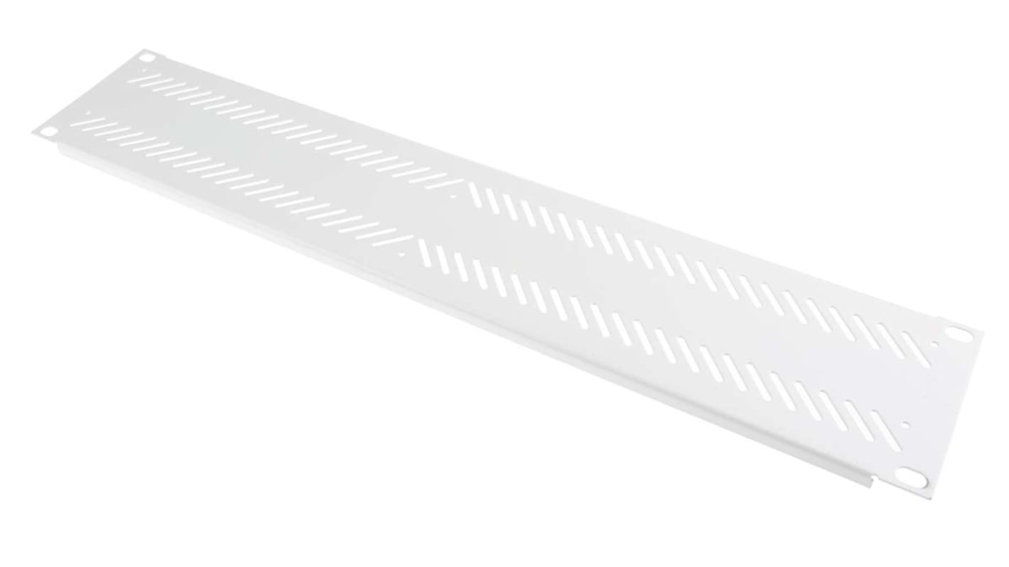 RS PRO 2U空白面板 机架面板, 尺寸170 x 60 x 80mm, 钢制, 灰色