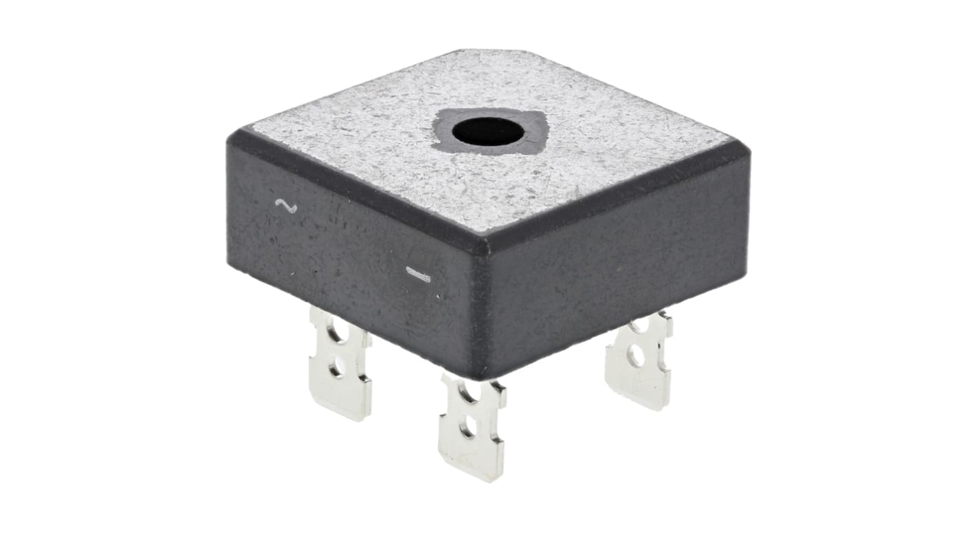 onsemi 单相整流桥, 25A, 200V, 4针, GBPC, 螺钉安装, -55 °C→+150 °C