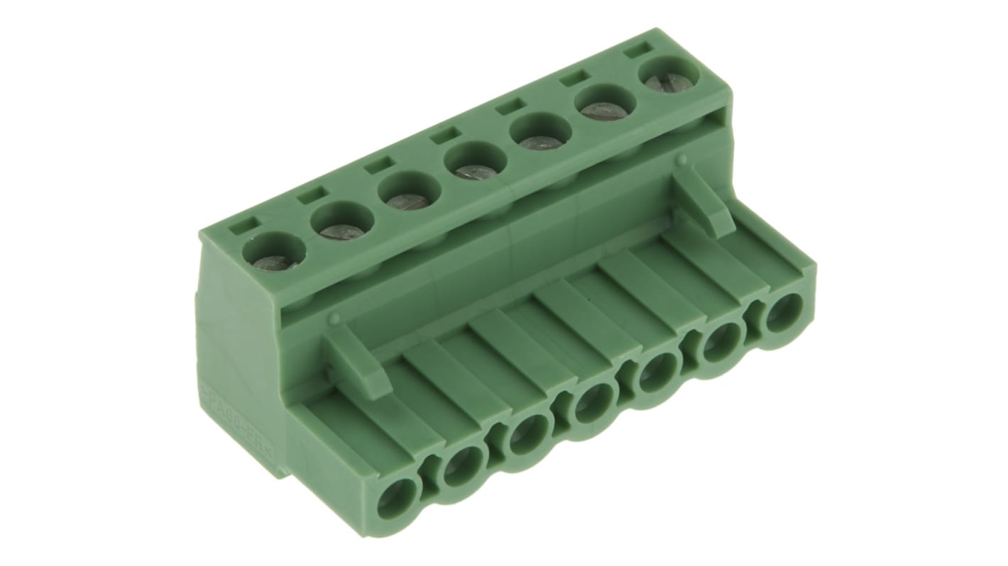 Phoenix Contact, 5.08mm Pitch, MSTB 2.5/ 7-ST-5.08 BD:1-7, 7 Way, , Pluggable Terminal Block, Plug, Plug-In, Screw