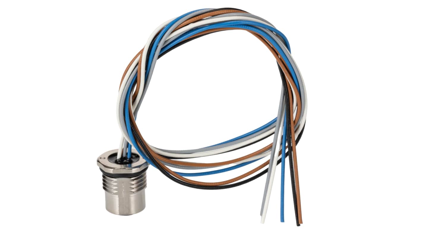 Phoenix Contact Circular Connector, 5 Contacts, Rear Mount, M12 Connector, Plug, Female, IP67, 5 SCO,