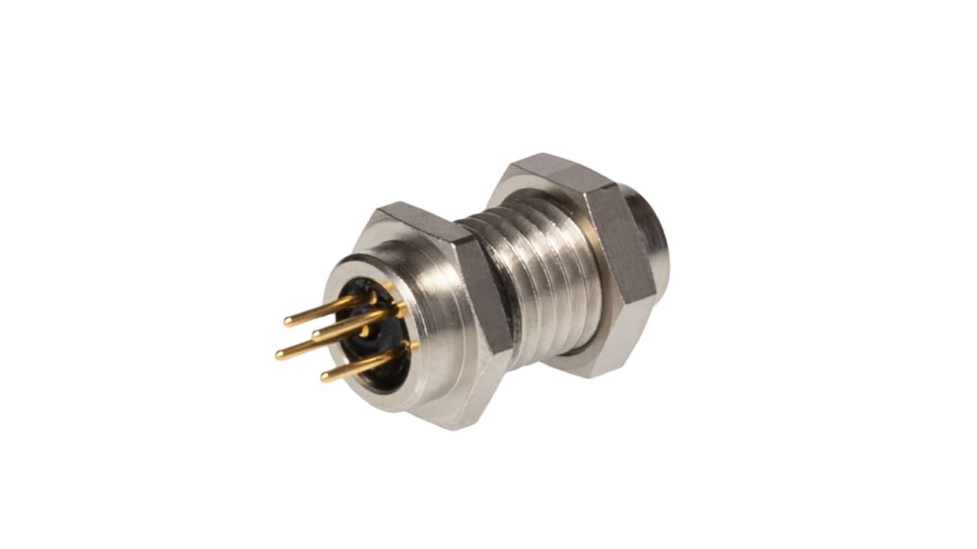 Connettore circolare Phoenix Contact, maschio, serie SACC, M8, 4 poli, Montaggio a pannello