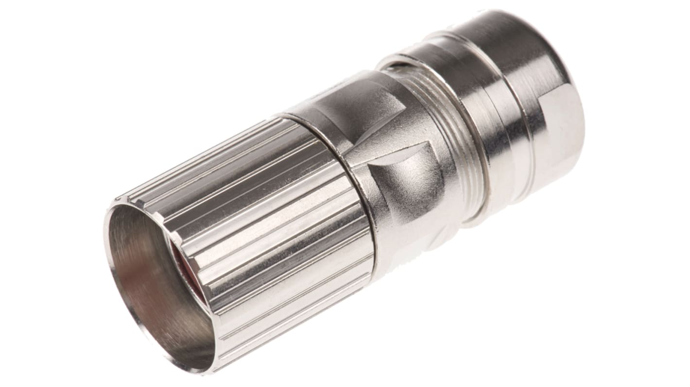 Phoenix Contact M23圆形连接器插座, 12芯, 电缆安装, 压接端接, 8.0A, 150.0 v, IP67, RF系列