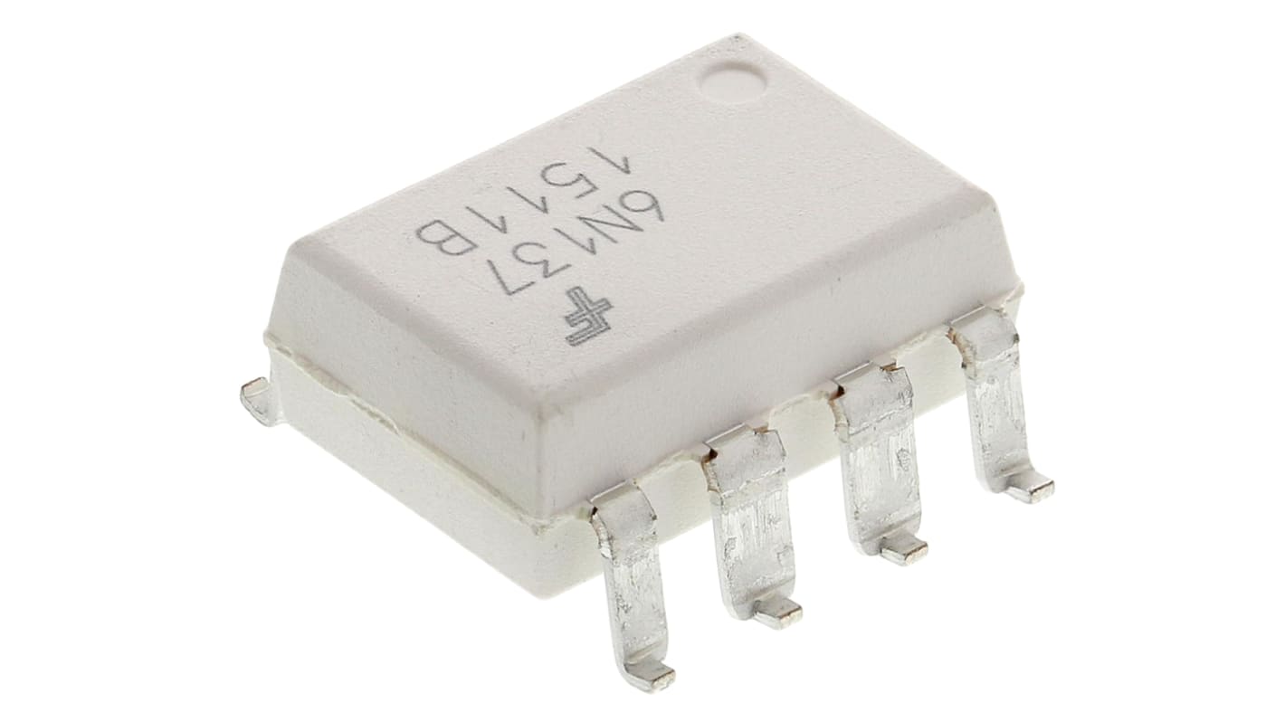 onsemi, 6N137SDM DC Input Logic Gate Output Optocoupler, Surface Mount, 8-Pin DIP