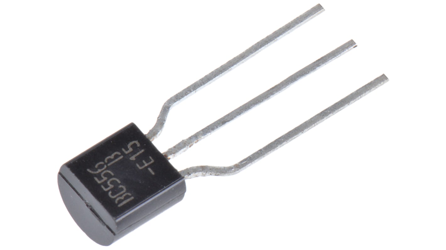 onsemi BC556BTFR PNP Transistor, -100 mA, -65 V, 3-Pin TO-92