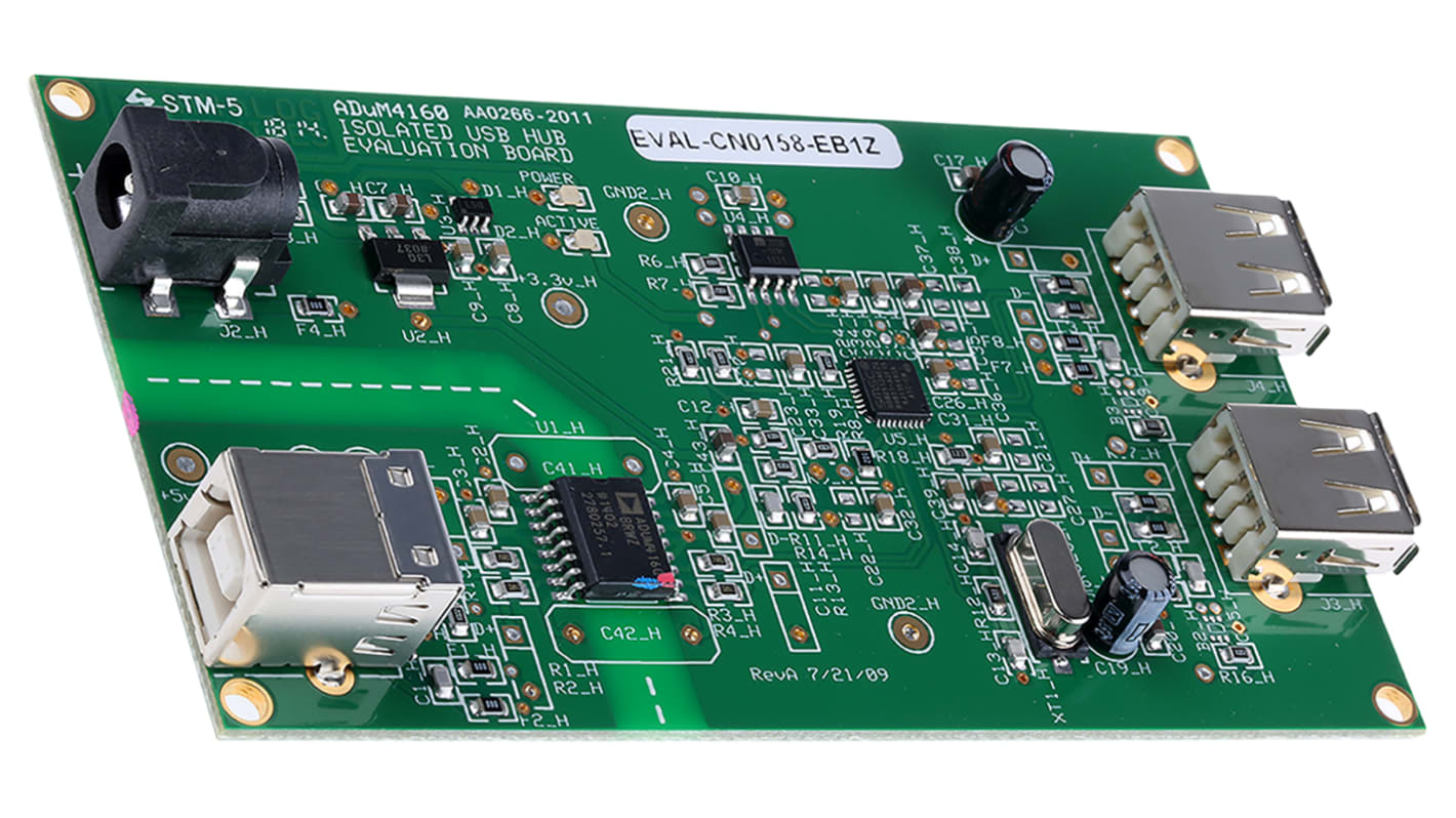 Analog Devices iCoupler USB Hub ADuM4160 Reference Design EVAL-CN0158-EB1Z