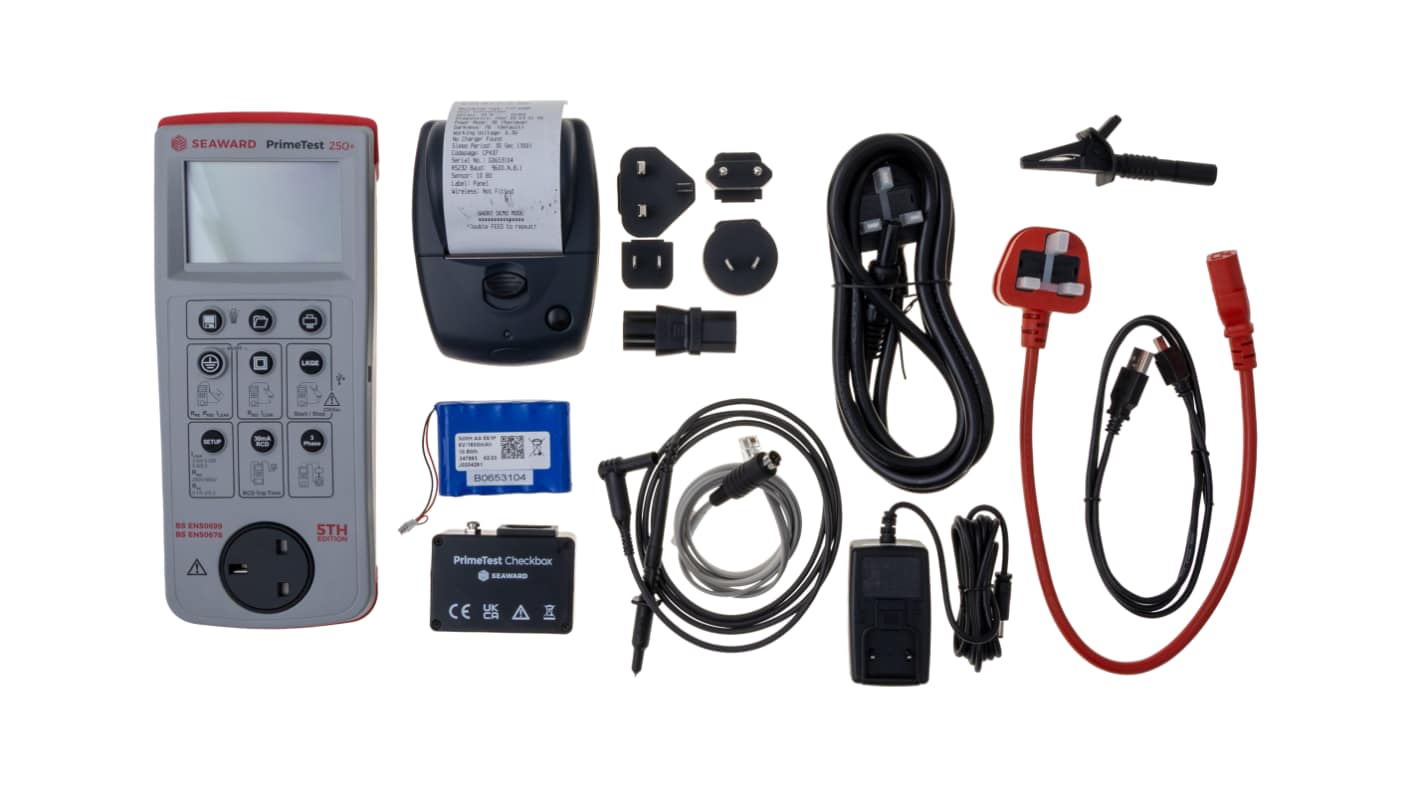 Seaward PrimeTest 250+ Pro Bundle UK PAT Testing Kit, Class I Test Type