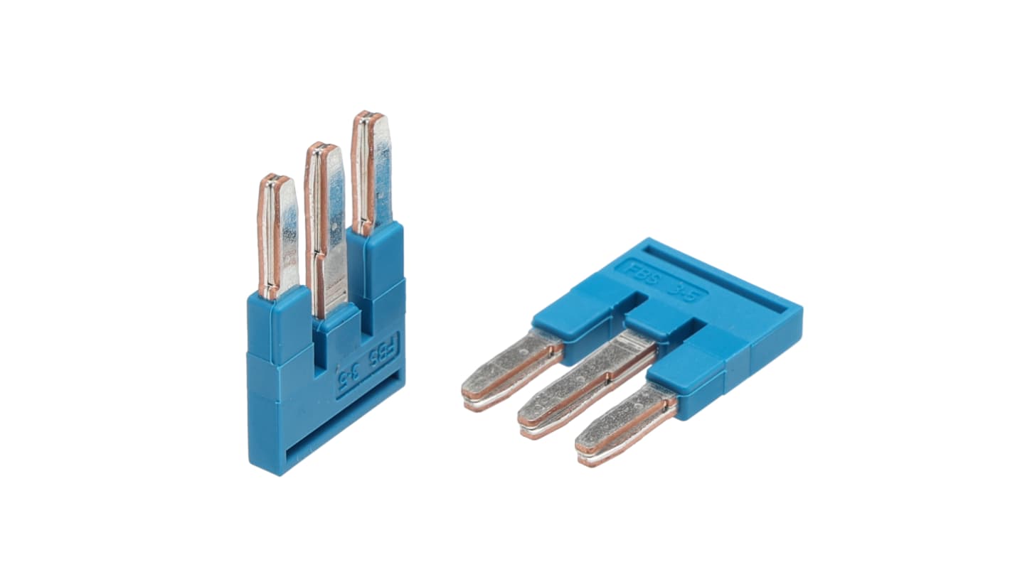 Pont enfichable Phoenix Contact FBS3-5 BU pour Bloc de jonction modulaire