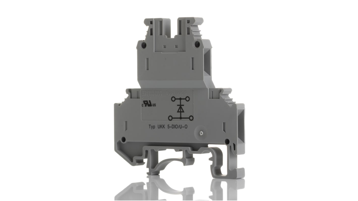 Phoenix Contact 2791032 UKK 5-DIO/U-O Series Grey, 0.2 → 4mm², Double-Level