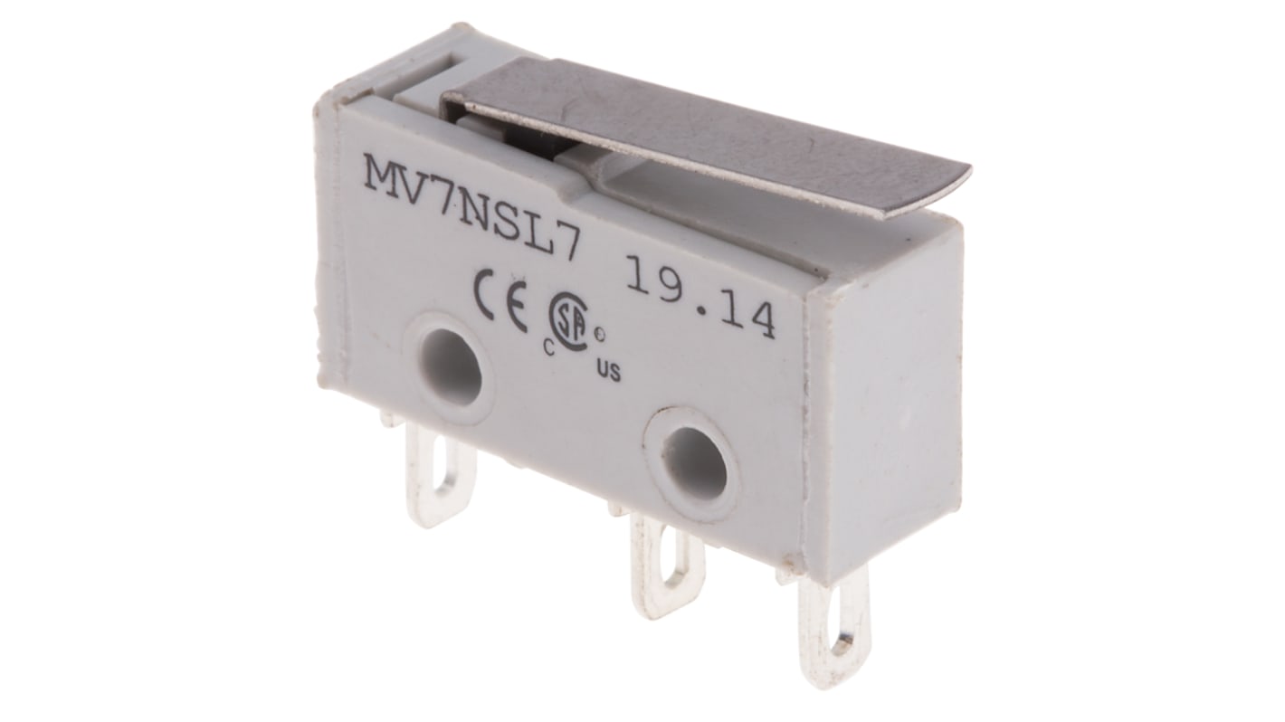 Microinterruttore ultraminiaturizzato, RS PRO, SPST, 2 A a 250 V ca, IP40, A saldare