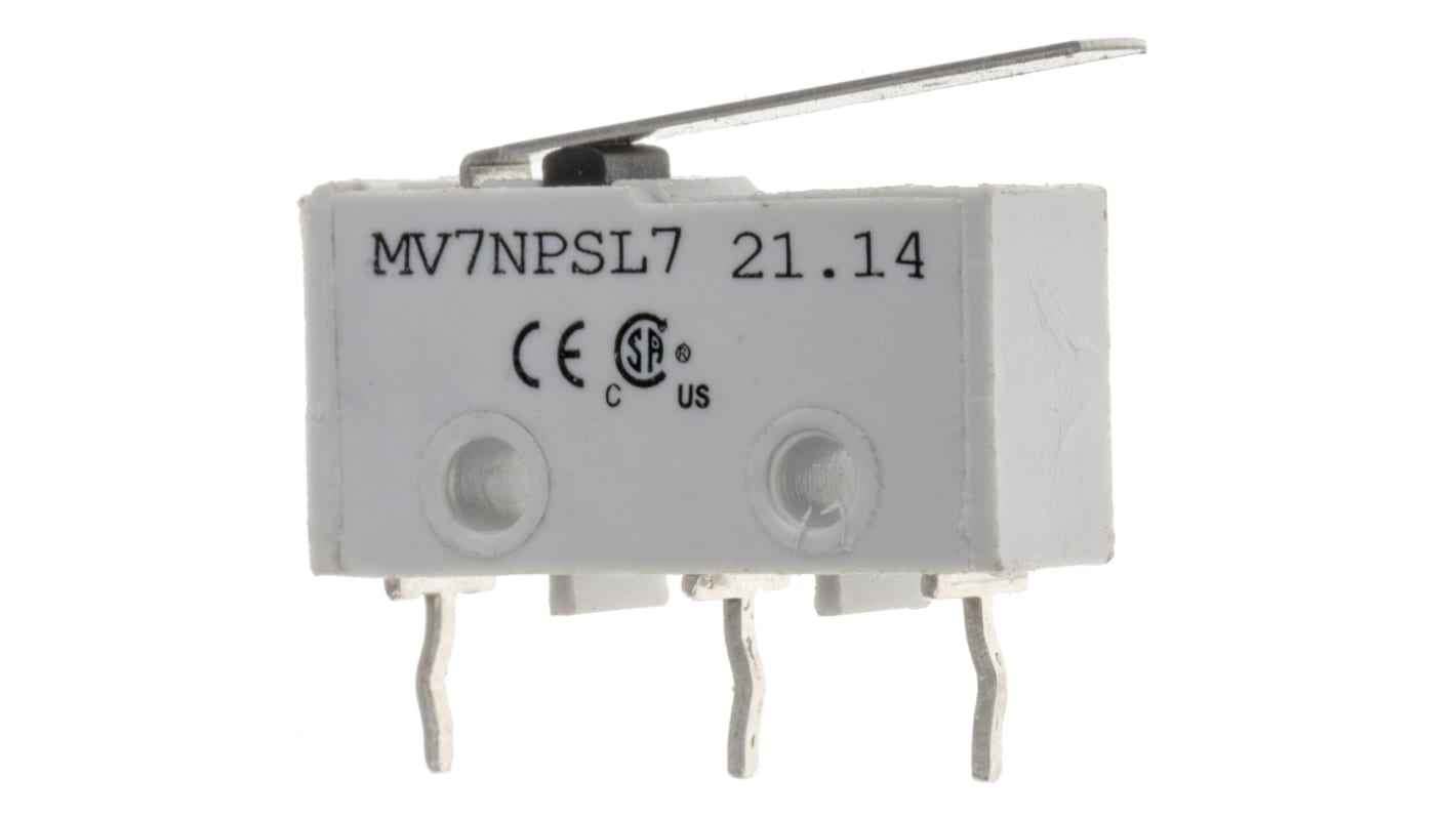 Microinterruttore ultraminiaturizzato, RS PRO, SPST, 2 A a 250 V ca, A saldare