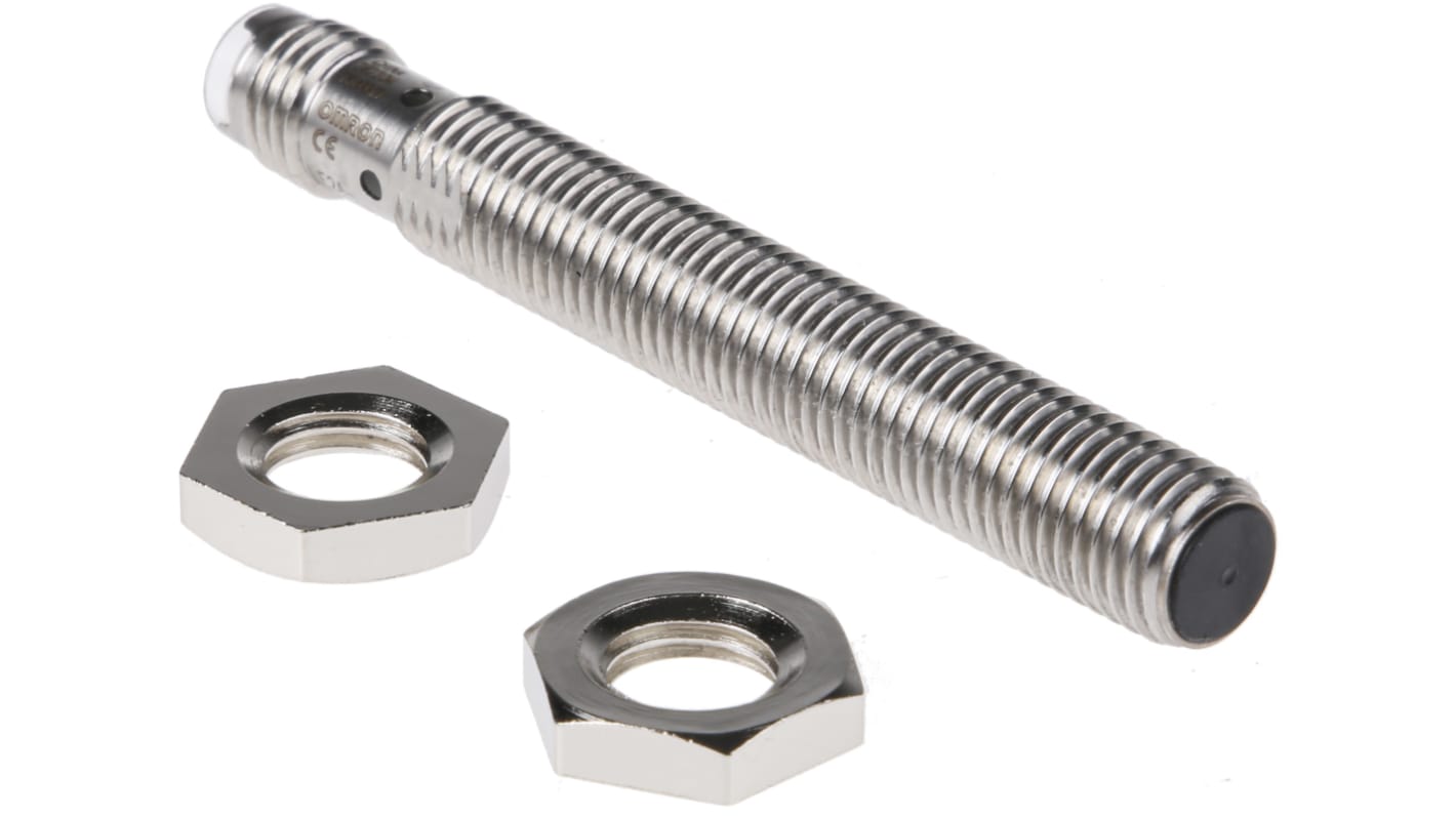 Rs-Online Sensore di prossimità Cilindro filettato Omron M8 rilevamento 2 mm 12 → 24 V c.c