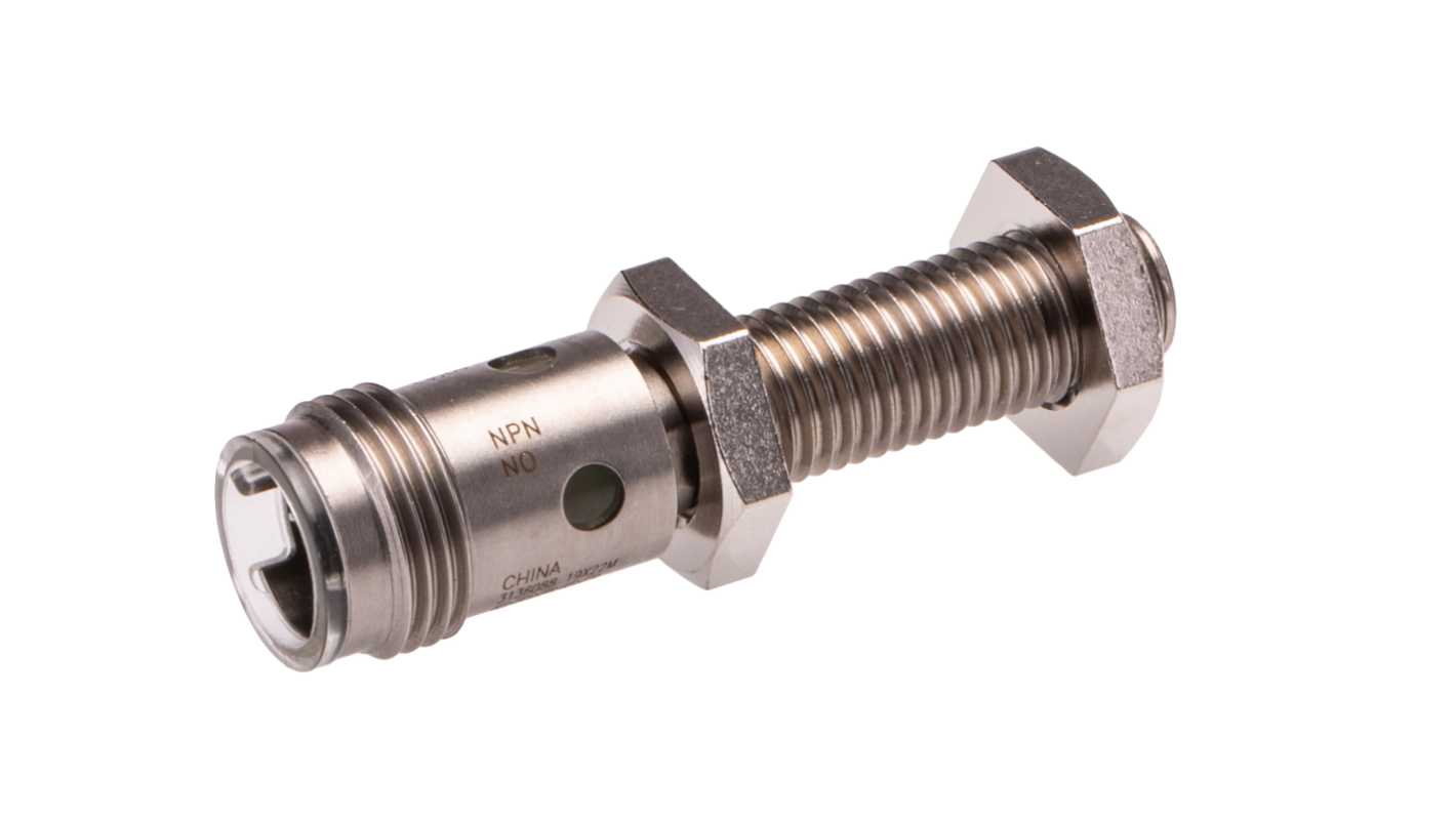 Omron 电感式接近开关, 螺纹管主体, M8, 可检测2 mm, 嵌入式安装, 2m线长, IP67/IP69K, 43mm, E2A系列