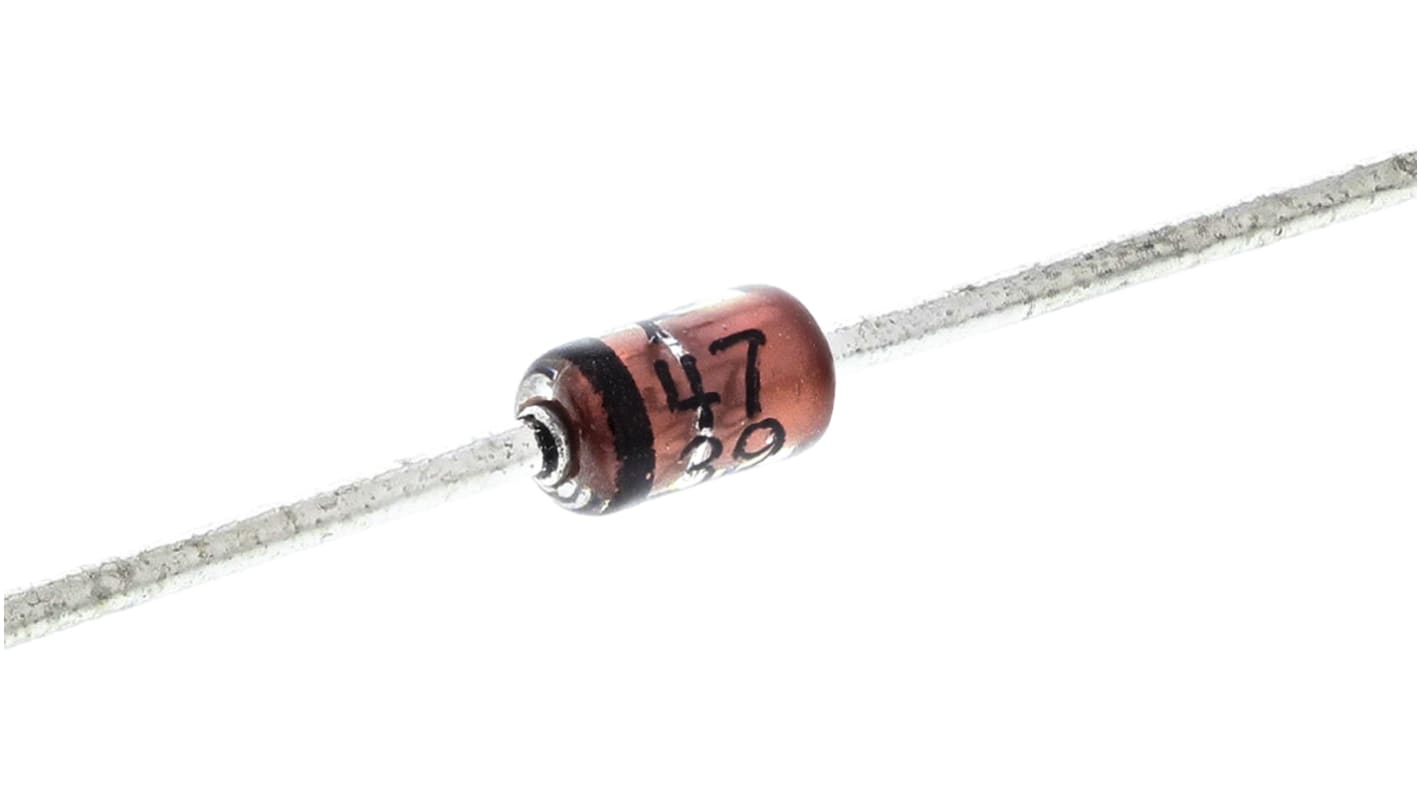 onsemi, 9.1V Zener Diode 5% 1 W Through Hole 2-Pin DO-41