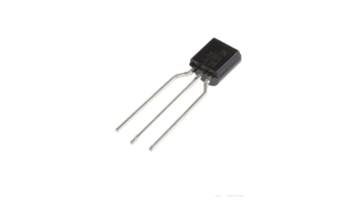 onsemi 2N3904TF NPN Transistor, 200 mA, 40 V, 3-Pin TO-92