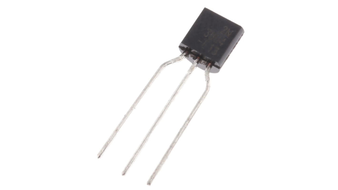 onsemi 2N3904TFR NPN Transistor, 200 mA, 40 V, 3-Pin TO-92
