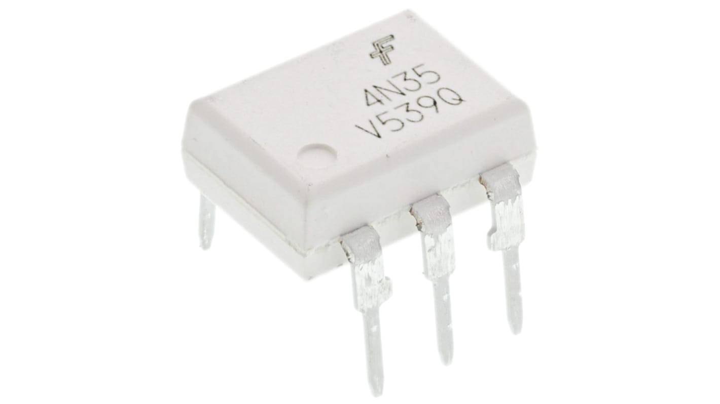 Transoptor 4N35VM z tranzystorem 1-kanałowy DC DIP 6 onsemi