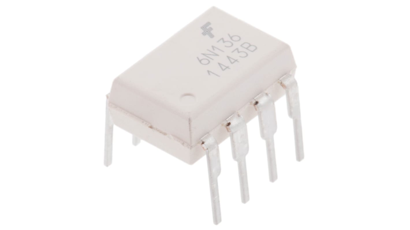 Transoptor 6N136M z tranzystorem 1-kanałowy DC MDIP 8 onsemi