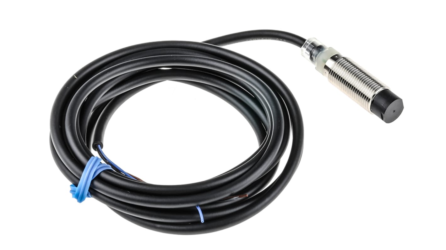 Rs-Online Sensore di prossimità Cilindro filettato Omron M12 rilevamento 8 mm 12 → 24 V c.c