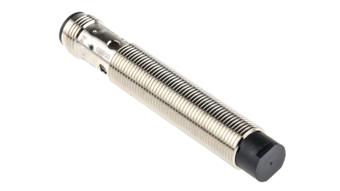 Rs-Online Sensore di prossimità Cilindro filettato Omron M12 rilevamento 8 mm 12 → 24 V c.c