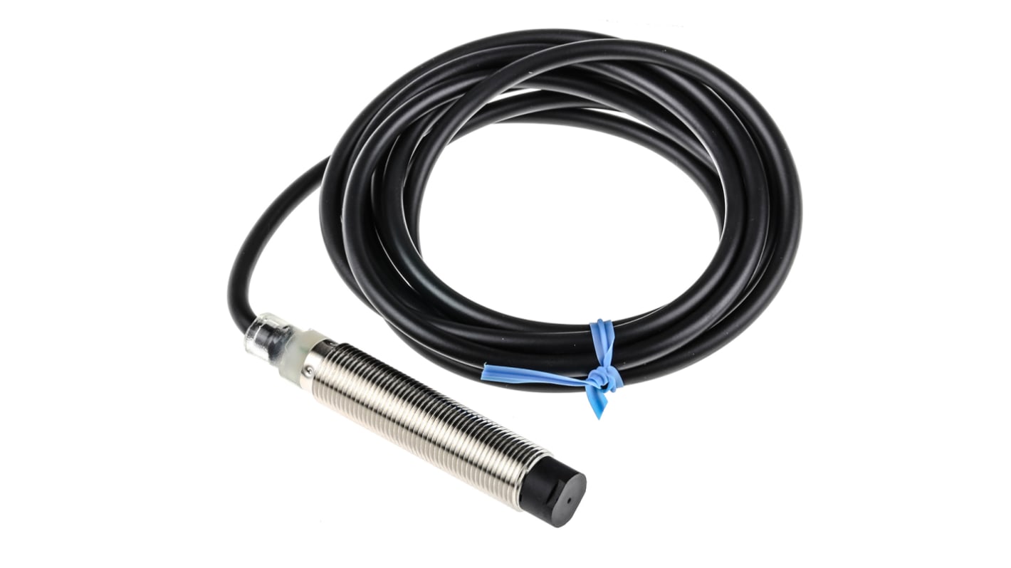 Rs-Online Sensore di prossimità Cilindro filettato Omron M12 rilevamento 8 mm 12 → 24 V c.c