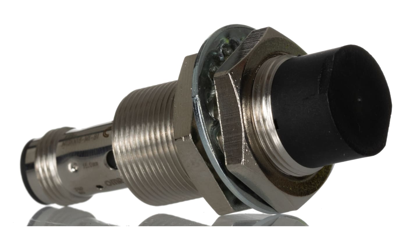 Rs-Online Sensore di prossimità Cilindro filettato Omron M18 rilevamento 16 mm 12 → 24 V c.c