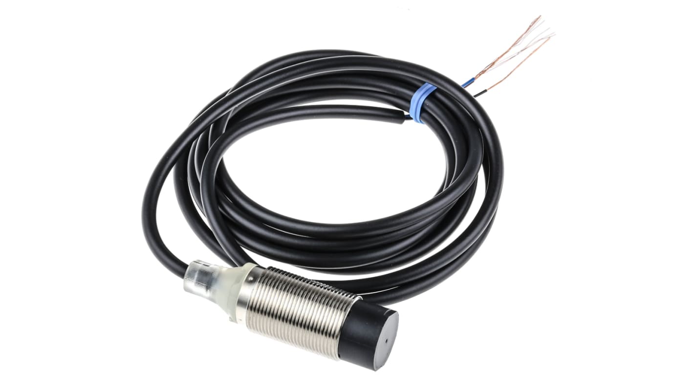 Rs-Online Sensore di prossimità Cilindro filettato Omron M18 rilevamento 16 mm 12 → 24 V c.c
