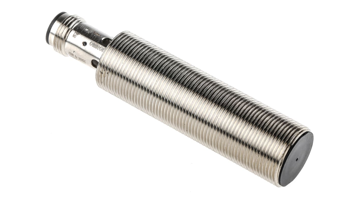 Rs-Online Sensore di prossimità Cilindro filettato Omron M18 rilevamento 8 mm 12 → 24 V c.c