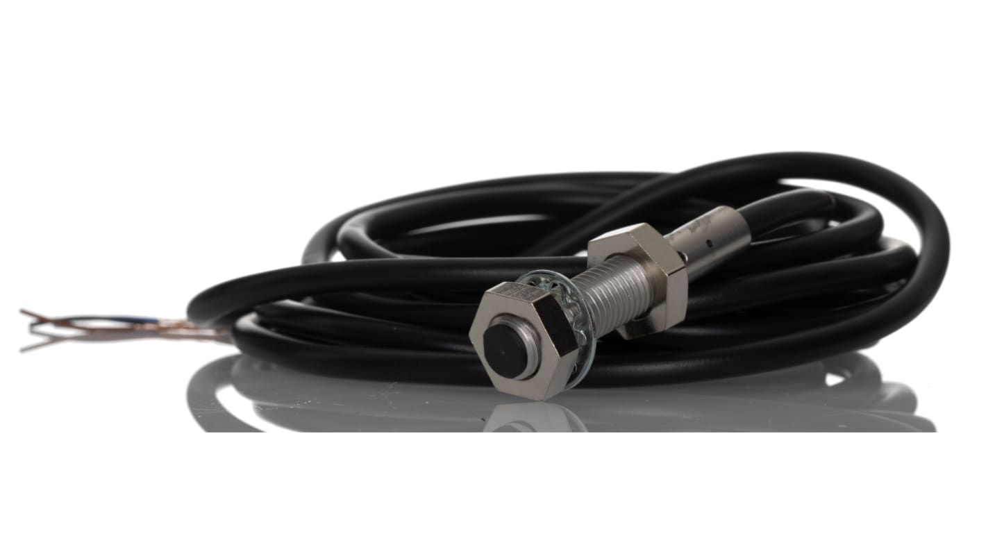 Rs-Online Sensore di prossimità Cilindro filettato Omron M8 rilevamento 2 mm 12 → 24 V c.c