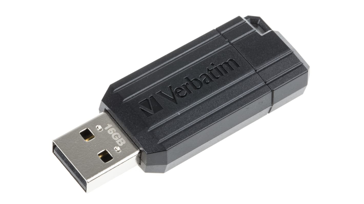 Verbatim USBメモリ 16 GB, USB 2.0, 49063 | RS