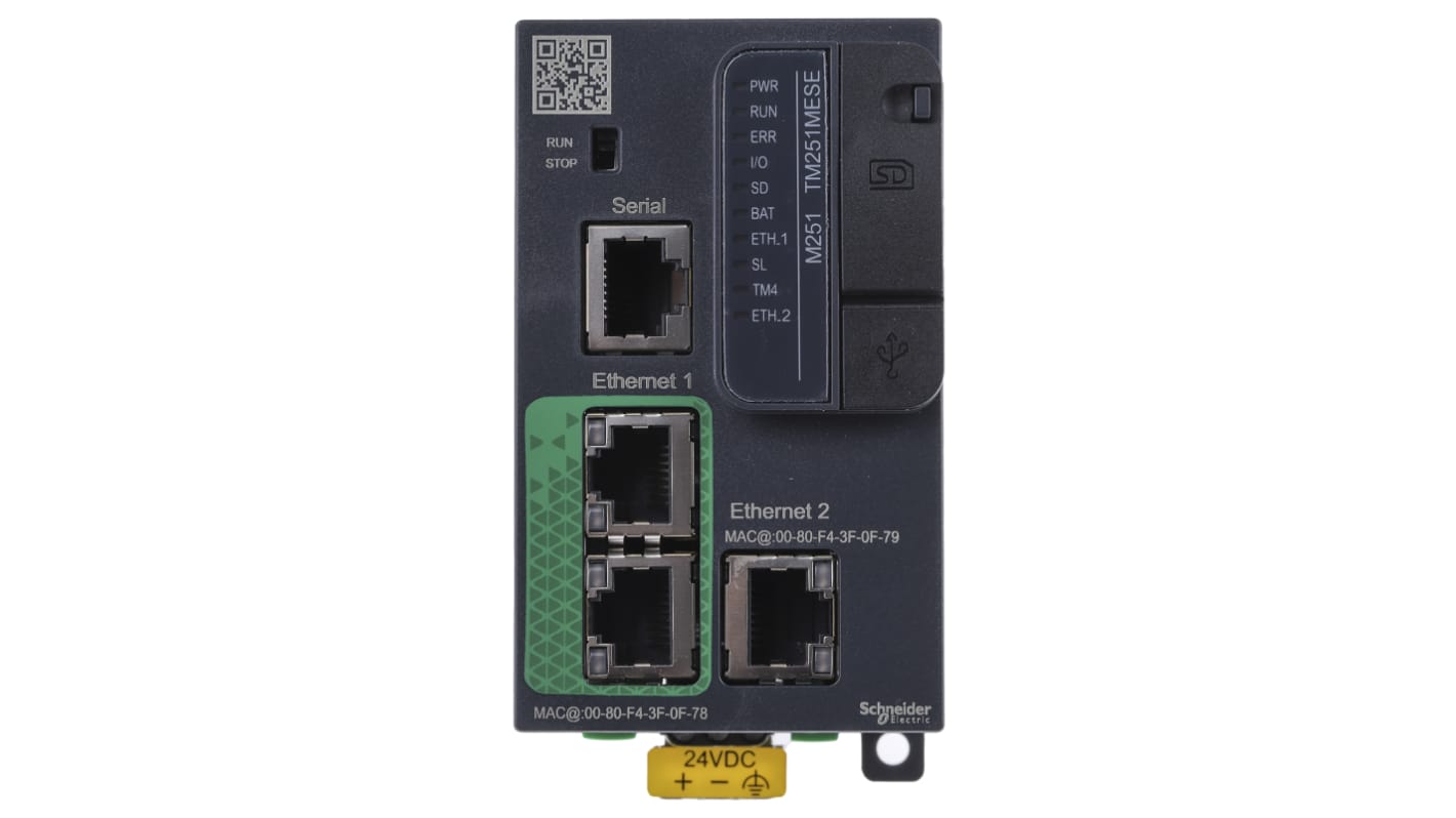 Schneider Electric Modicon M251 Series Logic Controller for Use with Modicon M251