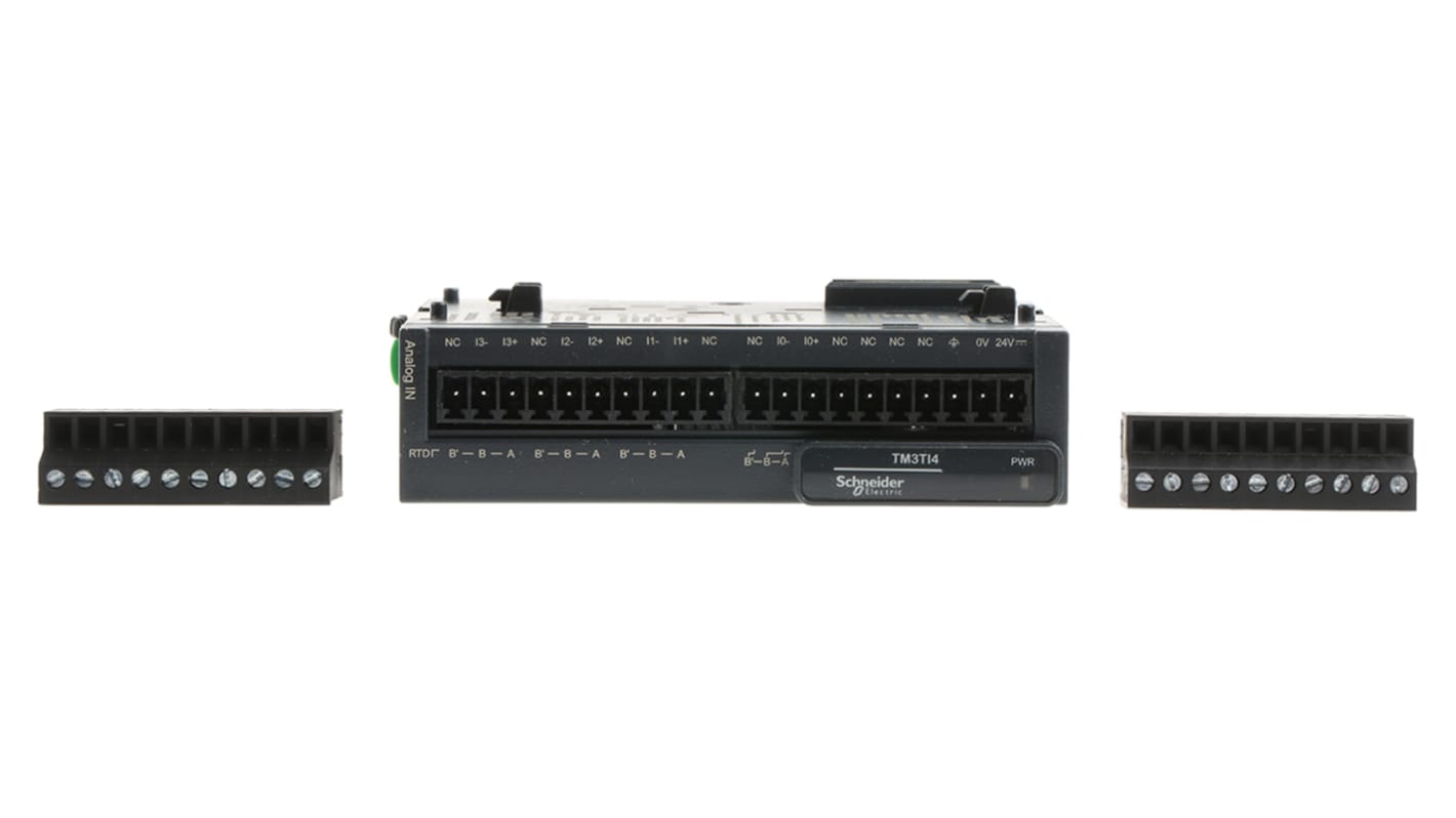 Modulo I/O PLC Schneider Electric, serie FP2, per Modicon M221, Modicon M241, Modicon M251, Corrente, temperatura,