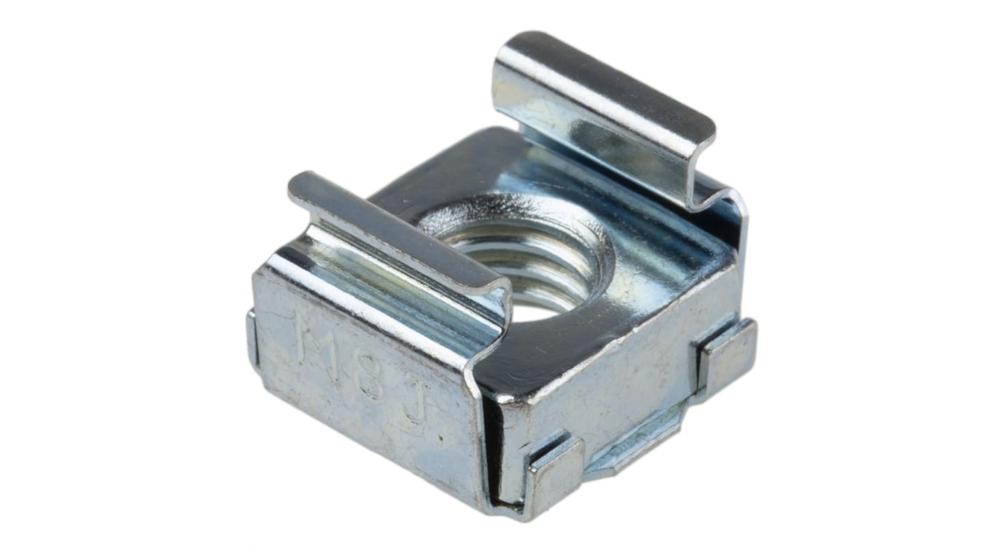 RS PRO Steel M8 Cage Nut