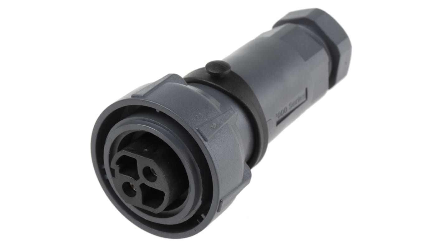 Bulgin Circular Connector, 2 Contacts, Cable Mount, Socket, Female, IP66, IP68, IP69K, Buccaneer 7000 Series