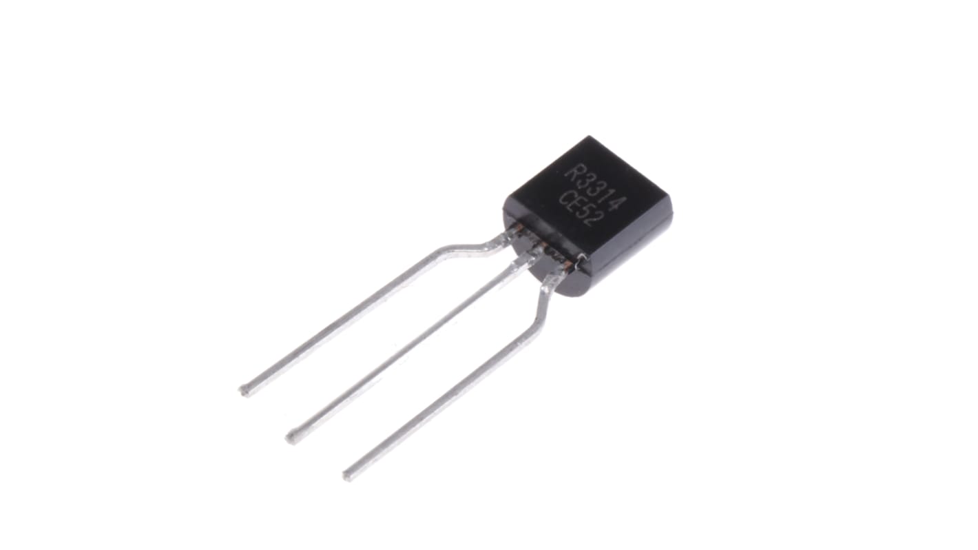 ON Semiconductor NPN 抵抗内蔵トランジスタ, 50 V, 100 mA, 4.7 kΩ, 3-Pin TO-92