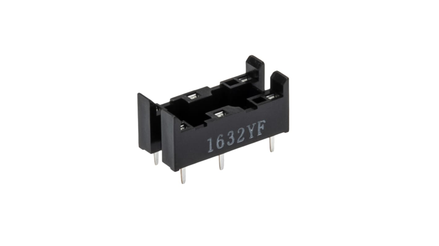Omron P6B 6 Pin 3 → 24V dc PCB Mount Relay Socket, for use with G6B-2014P-US Relay, G6B-2114P-US Relay,