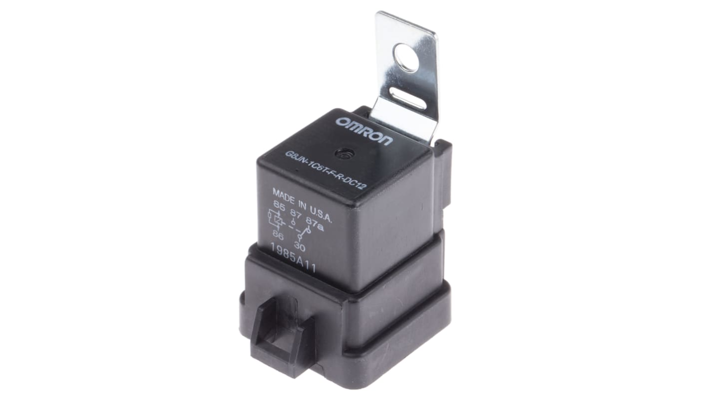 Omron Panel Mount Automotive Relay, 12V dc Coil, SPDT