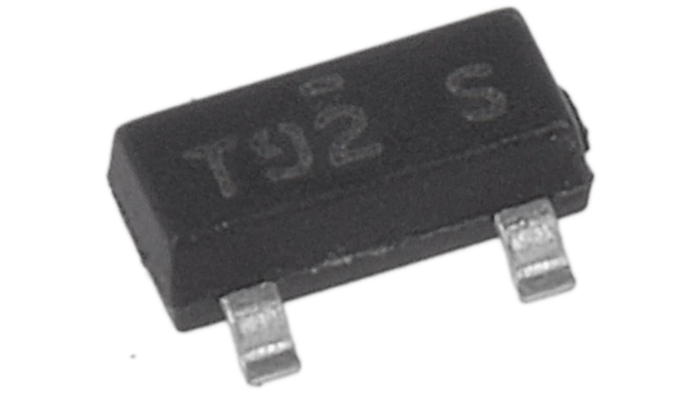 onsemi BSR18A PNP Transistor, 200 mA, 40 V, 3-Pin SOT-23