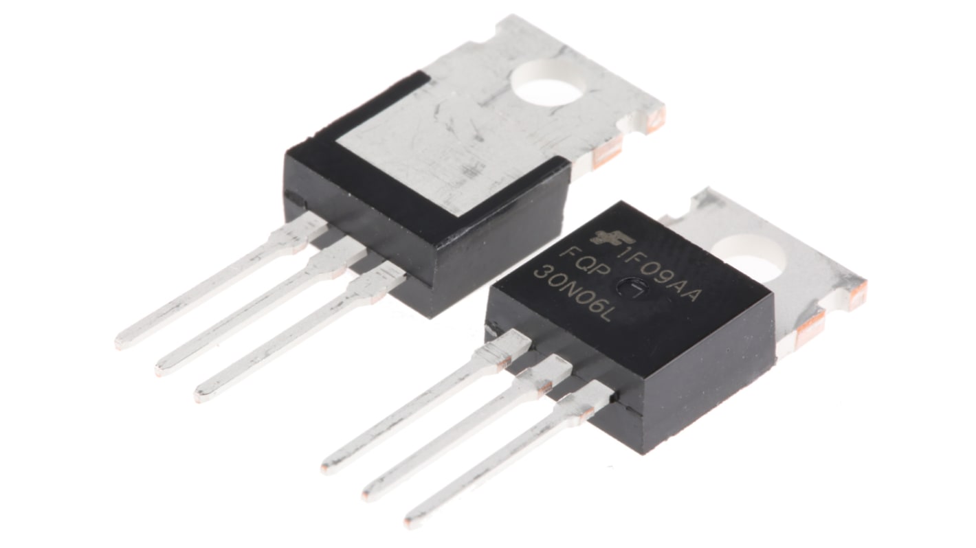 N-Channel MOSFET, 32 A, 60 V, 3-Pin TO-220 onsemi FQP30N06L