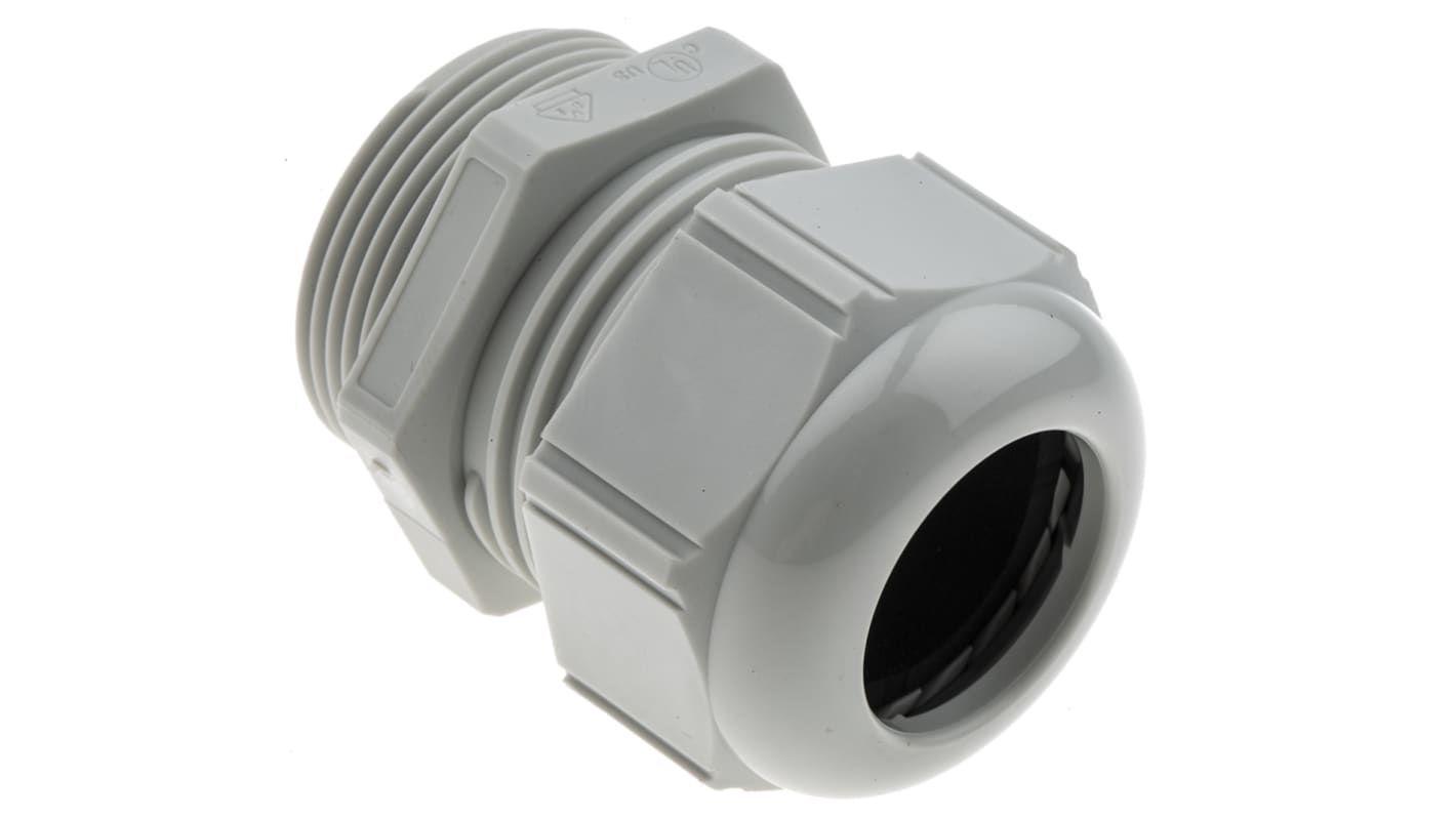 Lapp SKINTOP Series Grey Polyamide Cable Gland, M32 Thread, 9mm Min, 21mm Max, IP68, IP69