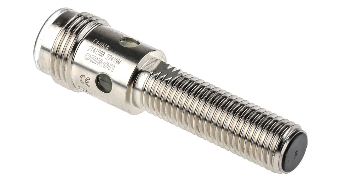 Rs-Online Sensore di prossimità Cilindro filettato Omron M8 rilevamento 2 mm 12 → 24 V c.c