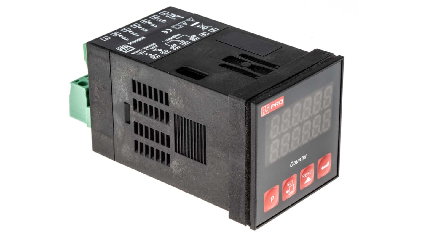RS PRO Counter, 6 Digit LED, 20kHz, 230 V ac
