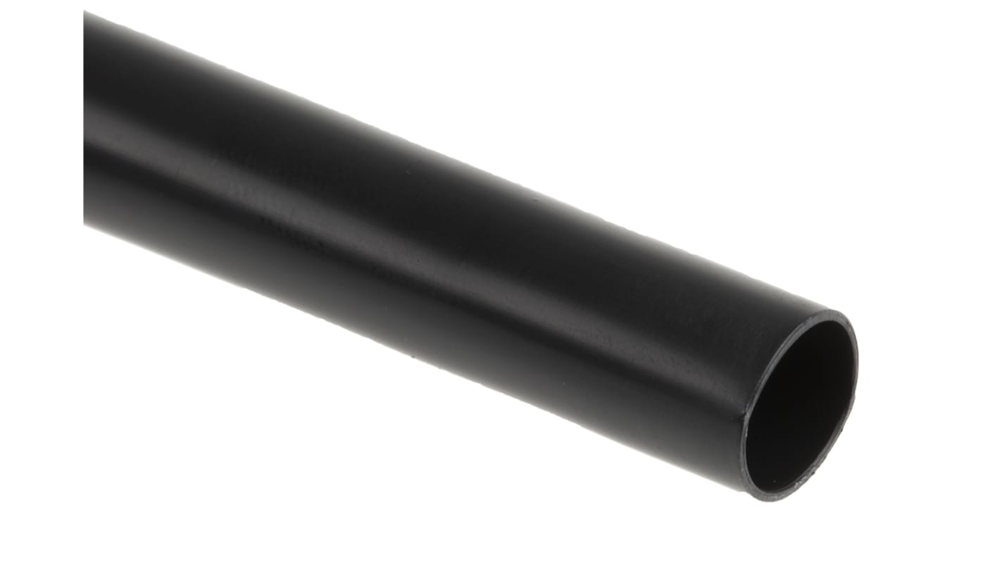 TE Connectivity Adhesive Lined Heat Shrink Tubing, Black 10mm Sleeve Dia. x 1.2m Length 3:1 Ratio, RMW Series