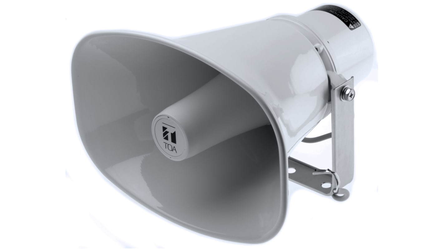 TOA SC-630M 30W White Horn Speaker, 250 Hz → 10 kHz, 170 Ω, 330 Ω, IP65