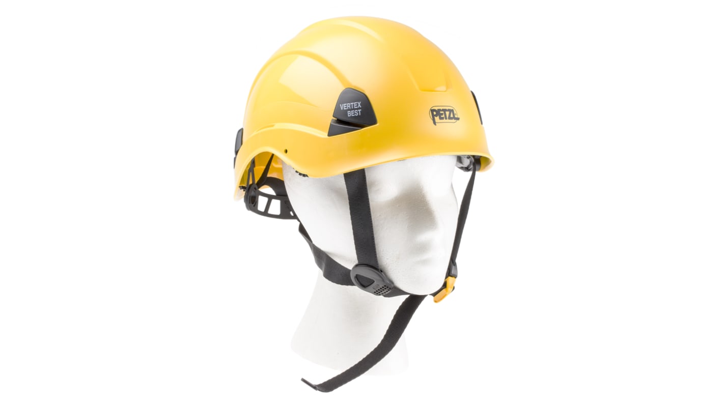Petzl VERTEX BEST Yellow Hard Hat with Chin Strap, Adjustable