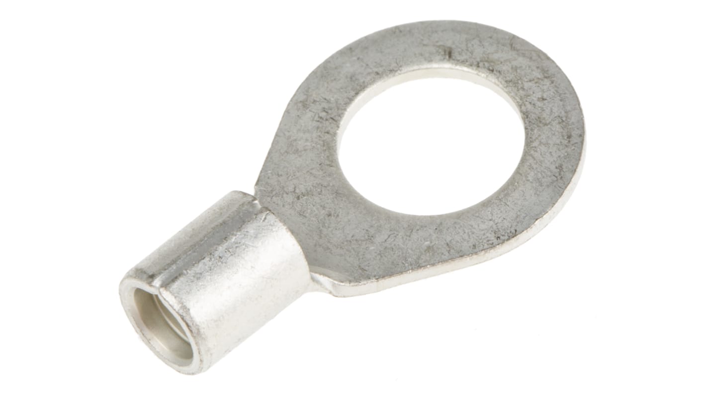 RS PRO Uninsulated Ring Terminal, 10.5mm Stud Size, 10mm² to 10mm² Wire Size