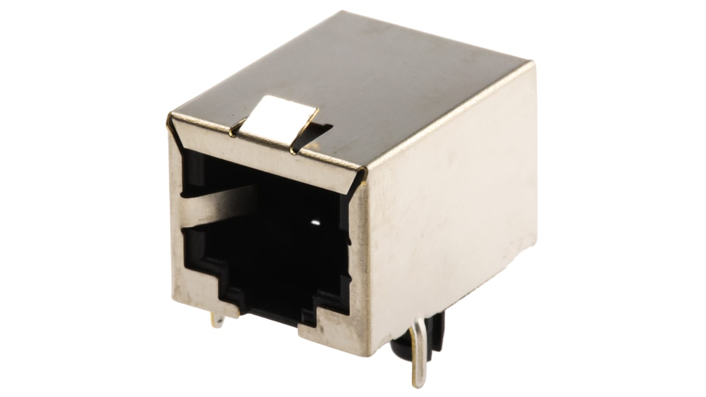 MH Connectors MH Modular Series Female RJ12 Connector, Through Hole, STP Shield Right Angle 6P6C -Way